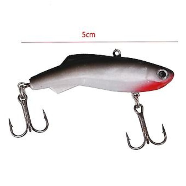 1st Vinterfiskedrag Vib Isfiskedrag Mjukbete 5cm 8.5g Isca Konstgjort Bete Wobber Sjunkande