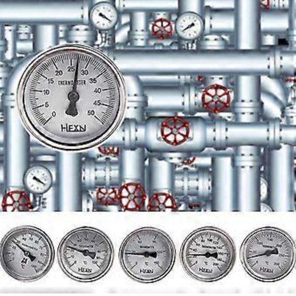 50/100/150/200/300 Kaksoismetallilämpömittari Metallilämpötilan valvontamittari