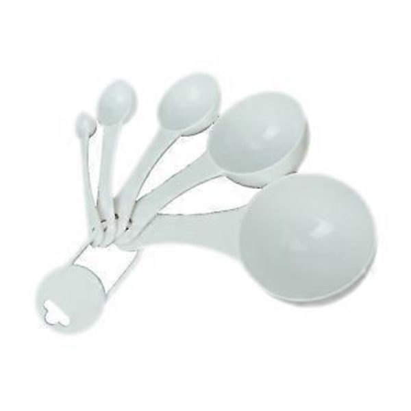 Parti 5 st 100ml / 50ml / 15ml / 5ml / 1ml Dosering Skedar Mätning Plast.