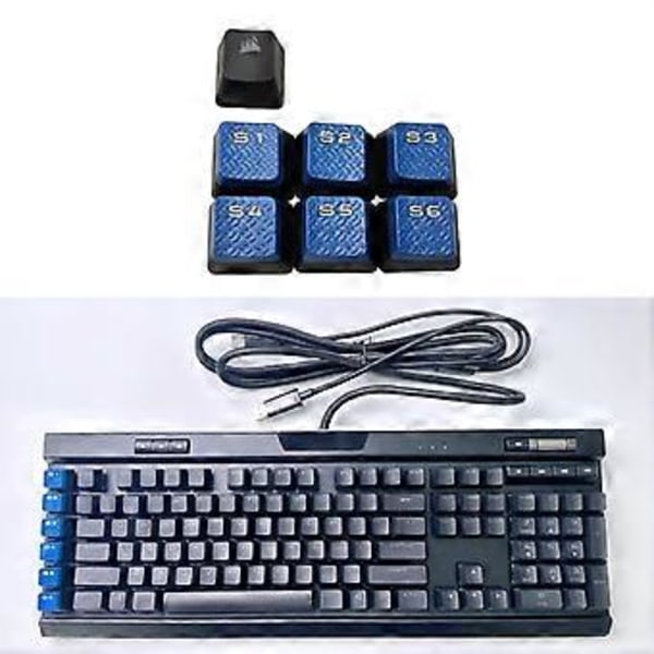 S1S2S3S4S5S6 Tangenter för Corsair K95 RGB Mekaniskt Tangentbord Makrotangenter