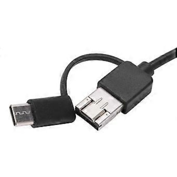 AN1003.9 3.9mm Endoskop Högupplöst Inspektionskamera Rörledning Mobiltelefon LED Boroskop för Bilindustrin Hård Kabel 2m / 6.6ft