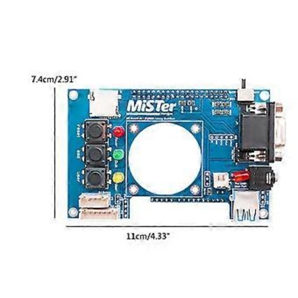 Manuaalinen hitsausjatkolevy Mister FPGA IO -levysarjan lisävarusteille Terasic DE10-Nano FPGA -levylle 3,5 mm:n sarja