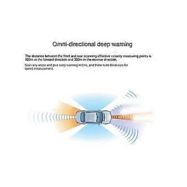 Bil Radar Speedometer Radar Speedometer Mobil Hastighedsdetektor 12v Allround LED Display Elektronisk Hund Speedometer