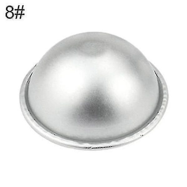 Hemisfære 3d aluminiumsball sfærekakform sukkerkunst bakeware dekorasjonsform