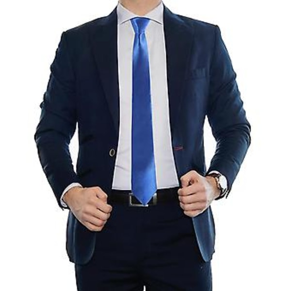 Slips for menn, ensfarget slips for menn, business, bryllup, formelle slips