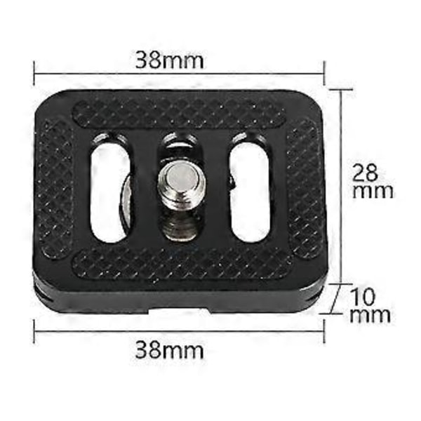 Sirui Tripod Quick Release Plade Med C-10, C-10x, E-10 Kuglehoved