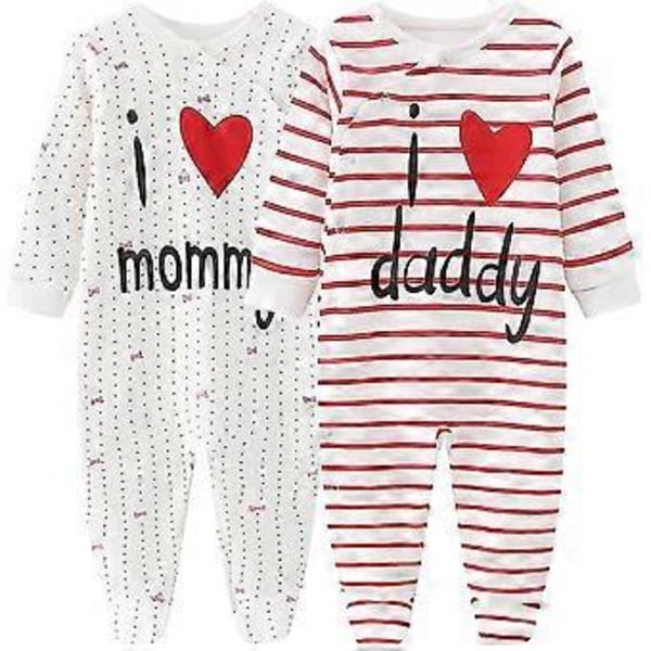 Babykläder Unisex Nyfödd Baby Body Onesies för Pojkar och Flickor 0-24 Månader