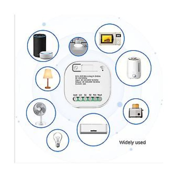 Langaton kauko-ohjain S Paneeli Kauko-ohjain Lähetin Wifi Remote Intellin