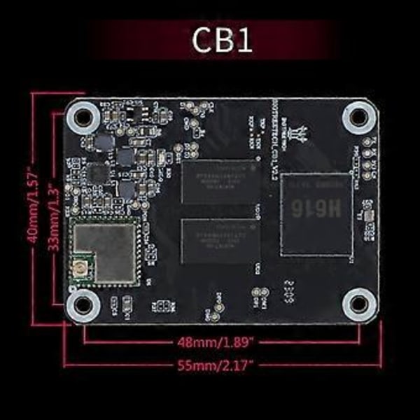 Programmerbart Datorkort CB1 Ersätter PI4B för Raspberry Pi Moderkort CM4 Klipper Firmware 1.5GHz för Linux