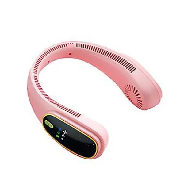 Portabel Hängande Halsfläkt USB Uppladdningsbar Ing Fläkt Utomhus Er Utomhussport Bladlös