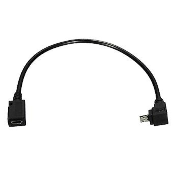 -usb 5 Pin Till Fe Ner 90 De Förlängningskabel Adapter