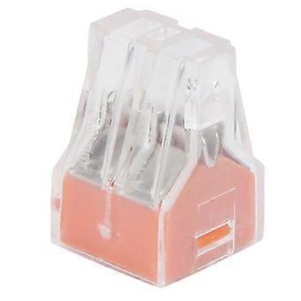 50 stk. ledningskobling, ikke-vridbar, push-in, hurtigkobling, elektrisk kabel, koblingsblokksett (PCT-104)