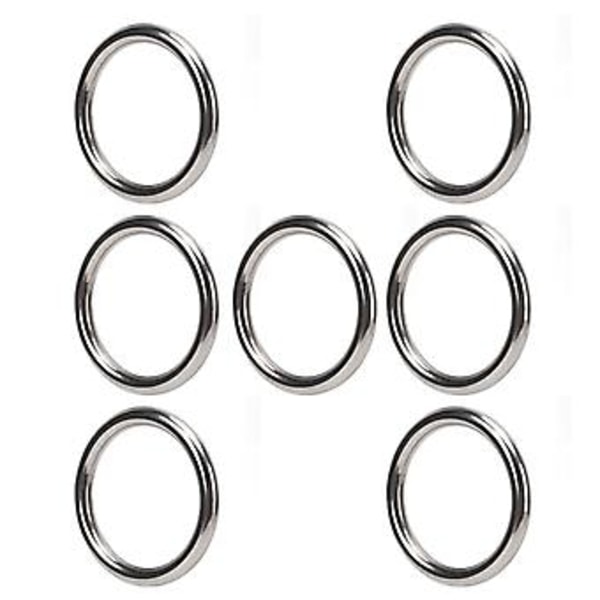Metall O-ring, 7 stk. 304 Rustfritt Stål O-ring Optimalisert for Fremragende Kvalitet