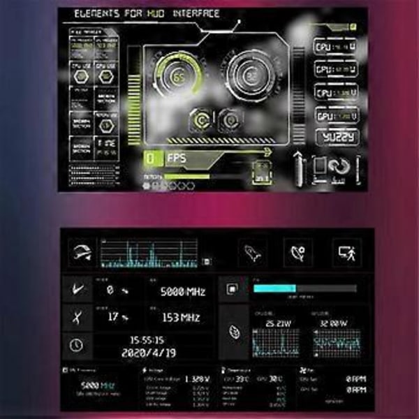 7 tuuman 1024X600 IPS LCD-näyttö Lämpötilan CPU GPU SSD Valvonta Toissijainen näyttö AIDA64:lle