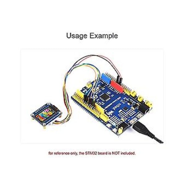 0.96 tommer Rgb Oled Display Modul, 64x128 Opløsning Spi Interface Indlejret Ssd1357 Til / / Stm32