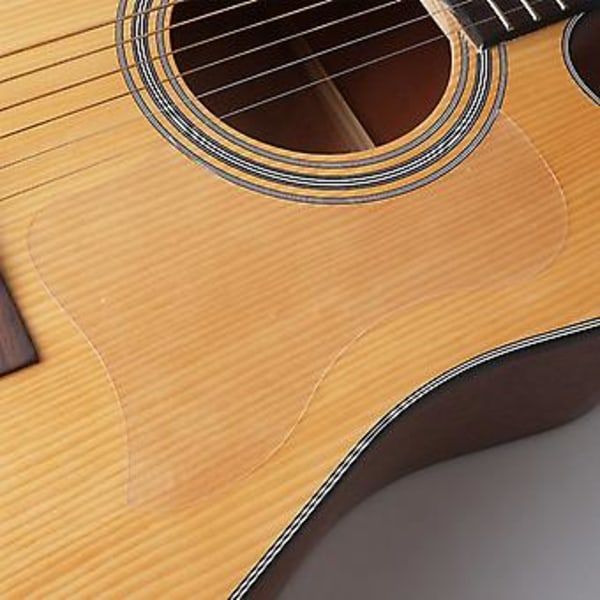 Transparent Folk Akustisk Gitarr Plektrumskydd Anti-Rep Klassiskt Skyddsplatta Pa