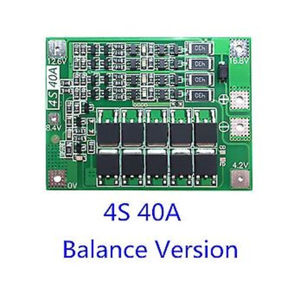 4s 40a Aktiv Utjämnare Bar 18650 Po4 Kort Bms Kort Tr
