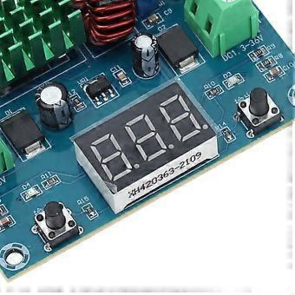 Spänningsregulatormodul Justerbar Digital Buck Board DC8-38V till DC1.3-36V 5A XHM291