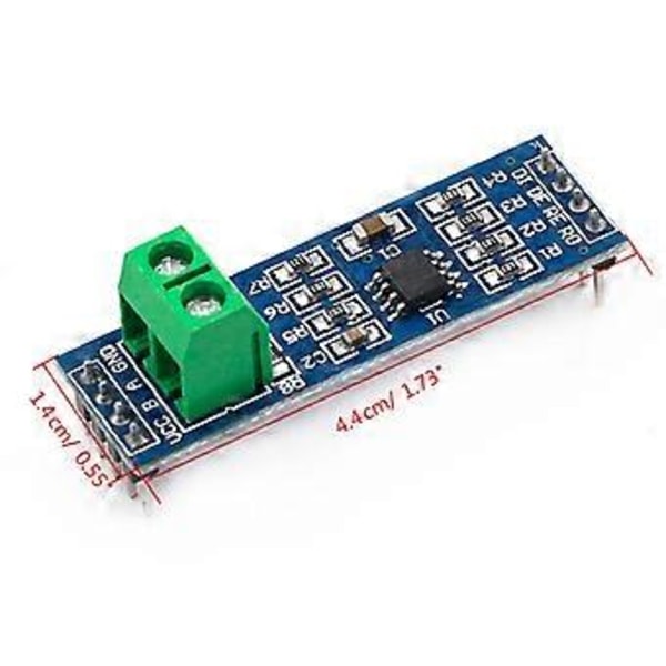 TTL - RS485 -moduuli 485 - sarja UART -tasolle, molemminpuolinen muunnos, laitteiston automaattinen virtauksenohjausmoduuli 5 V:n virtalähde