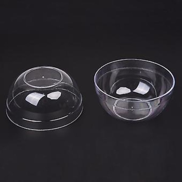 Kvinder 9cm X 4.5cm Diy Ansigt Klar Maske Skål Mixer H 2stk