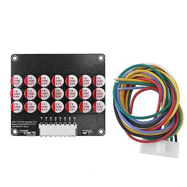 7s Aktiv Equalizer Balanser Lifepo4 Lto Batteri Energiutjämning Kondensator Bms Kort