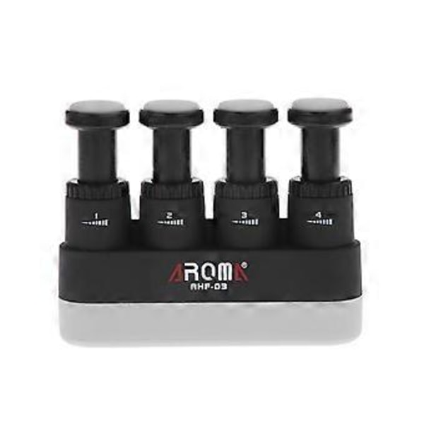 Aroma AHF-03 Portabel Gitarr Bas Piano Finger Tränare Hand Tränare Medium Spänning Handträningsverktyg