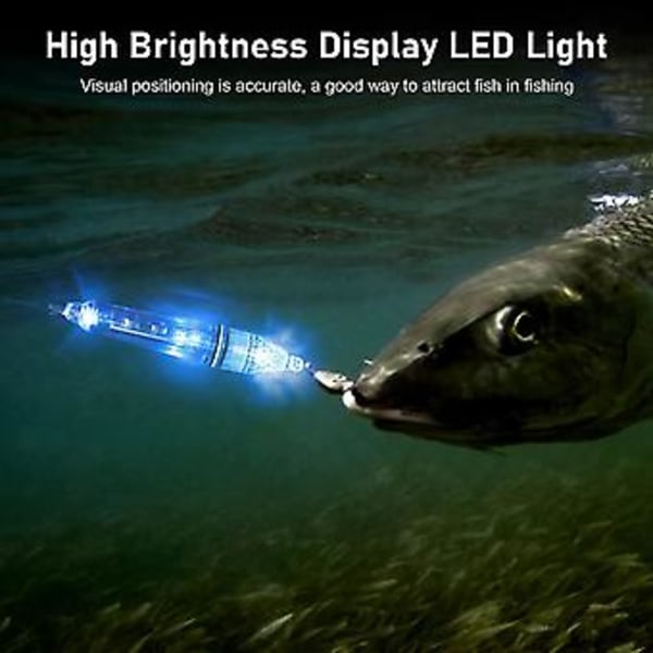 6 stk. Deep Drop LED, under LED-fiske, agn lokkelampe, fiskeverktøy for S