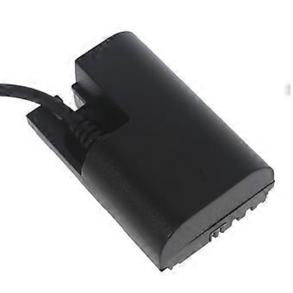LP-E6 Dummy Batteri med USB Type-C Strømkabel Understøtter PD 9V / 12V Output til Kameraer Skærme Høj-Elastisk