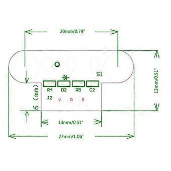 3D-skrivare Mekanisk gränslägesbrytare Endstop Vertikal typ för RAMPS 1.4 RepRap