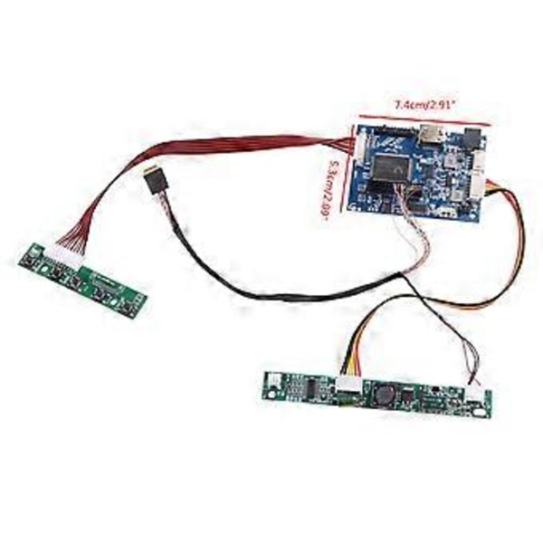 HDMI LVDS -ohjainkortille, signaaliliitäntä 30 nastaa, LCD-paneeli sopii 7–42 tuuman Lvds LCD-näytölle 2 1024X768 9.7