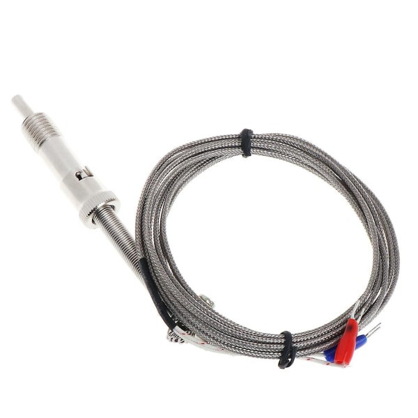Temperatursensor K-typ termoelement 2 meter kabel temperaturintervall 0-400