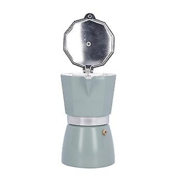 300ML Kaffekande Moka Maker Kaffekedel til Gasblus Ethanolblus Elektrotermisk Ovn Cyan Blå