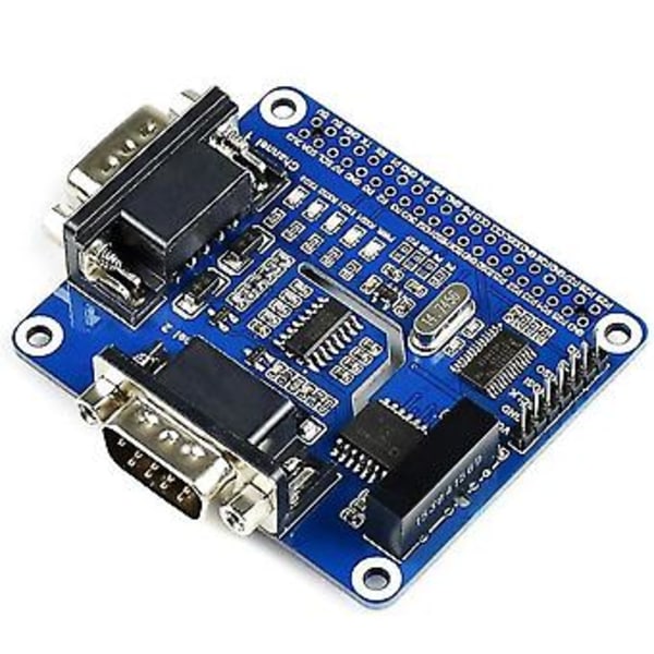 Waveshare 2-kanals Isolerad Rs232 Expansions Hat För Raspberry Pi