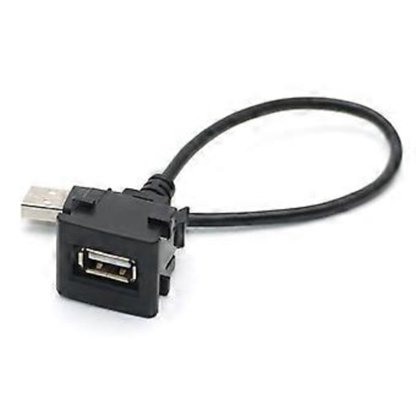 Bil Dashbord Feste USB Port Panel Mann til Kvinne Plast Skjøteledning