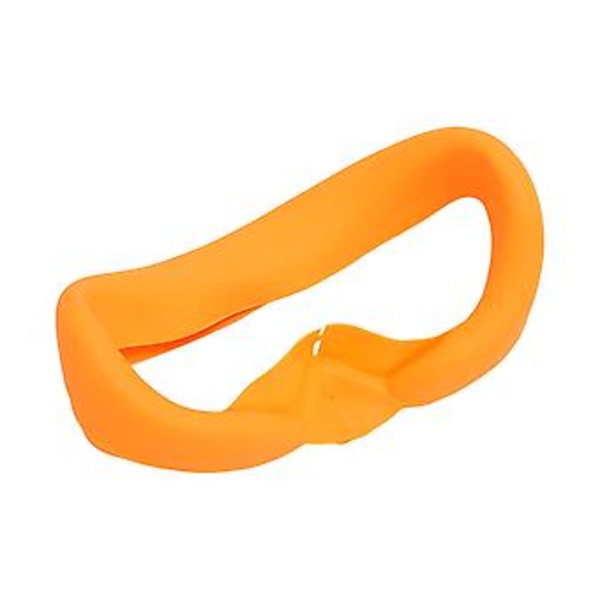 VR Silikone Ansigtsdækning Vandtæt Vaskbar Blød VR Ansigtsmaske Pude til PICO 4 VR Briller Orange