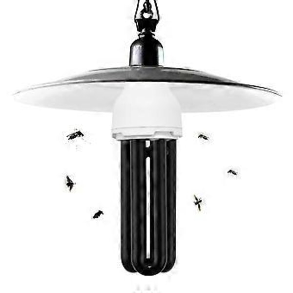 E27 40W UV Ultraviolet Fluorescerende Blacklight CFL Lyspære Lampe 220V Form: Lige Watt Forbrug Spænding: 40W DC 12V