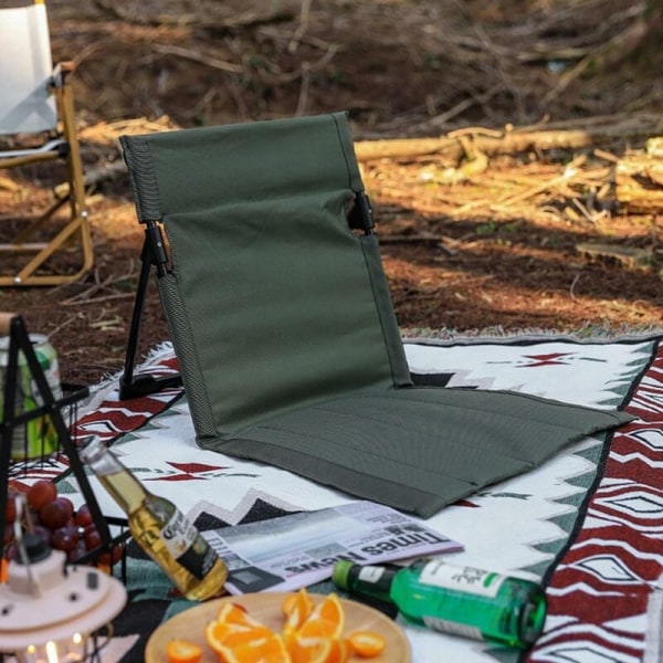 Fällbar strandstol, utomhus fällbar strandstol, resestol, stöd kudde strand solstol ryggstöd, lämplig för camping