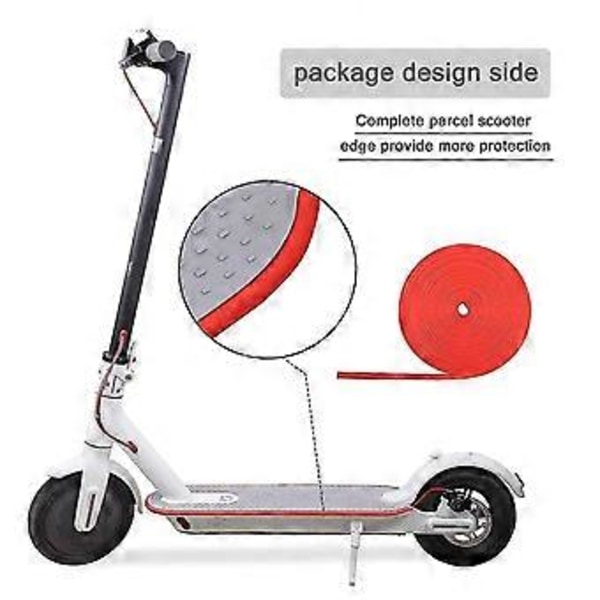 Antikollisjonsstripe for sparkesykkelkropp til Xiaomi Mijia M365 elektrisk skateboard, bil, sparkesykkel deler