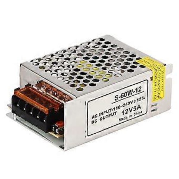 5A12V AC/DC Jännitemuunnin Universaali Säädettävä Kytkentävirtalähde LEDille