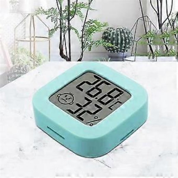 Mini Elektronisk Ansiktstermometer Hemmakontor LCD-termometer Dubbelsidig Tejp