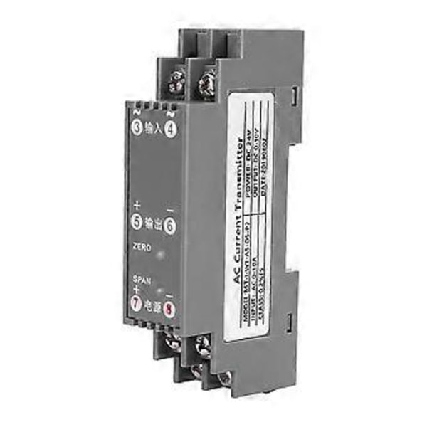 AC Strömsensor Transmitter Mellanspänningsutrustning Industriellt Tillbehör DC 24V Strömförsörjning