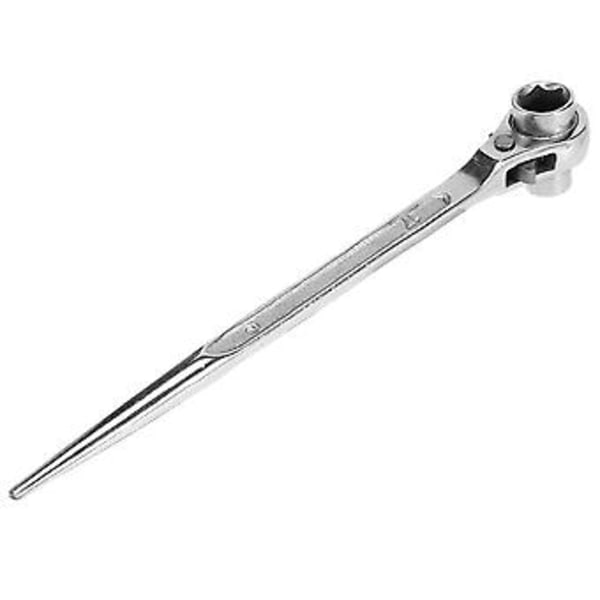 Luwei 14mmx17mm Plomme Skralle Skiftenøkkel Sokkel Multifunksjonell Spiss Hale Justerbar Sokkeladapter H