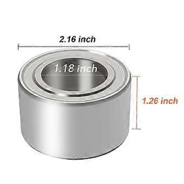 2 stk. for Grizzly 350 400 550 700 hjullager 30X55X32 DAC3055W 1402-027 93305-00602