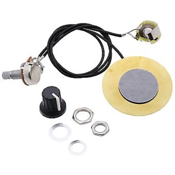 50mm Akustisk Gitar Pickup Piezo Transduser Ferdigkablet Forsterker Erstatning