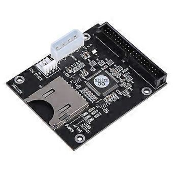 1 kpl SD SDHC -kortti IDE 3.5\" 40-nastainen urosadapteri Uros IDE-kiintolevyadapteri