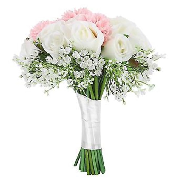 Kunstig Blomst, Smuk Simulation Bryllupsbuket Kunstig Buket Bryllupsbuket Dokumenteret Ydeevne