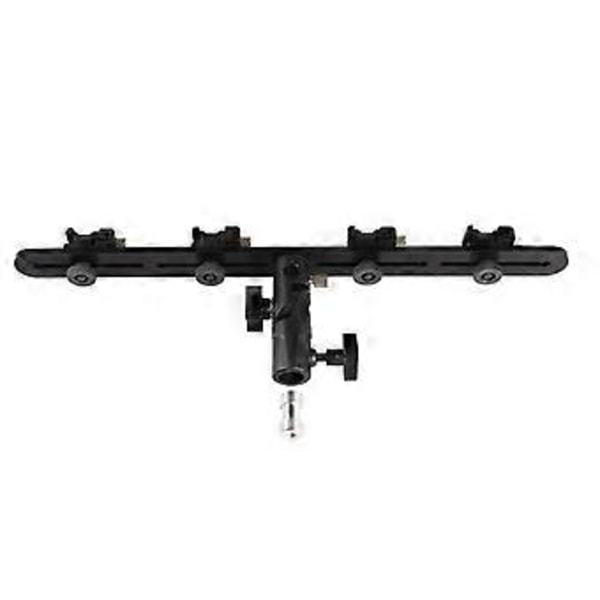 Flash Bas Reflektor Flash Guide Fotografering Fyllnadsljusstativ Telefon Multi-Position Live Streaming Slide Stativ, B