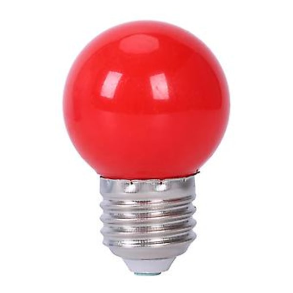 E27 3w 6 Smd Led Sparepære Globe Pære Lampe Ac -240v, Rød