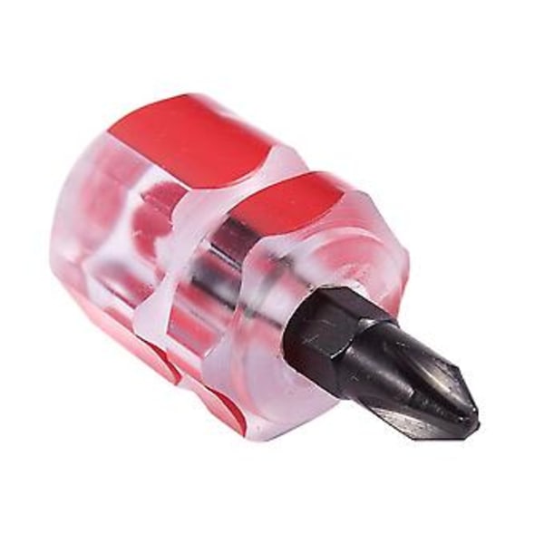 2 st Platt Skruvmejsel Mini Skruvmejsel Kort Liten Delad Reparationsverktyg Kit Set Grön+röd