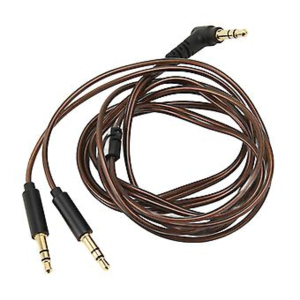 3,5 mm till Dubbel 3,5 mm Jack Hane Kabel OFC Kärna Hörlurs Uppgraderingskabel för Hifiman Sundara för Arya för Ananda